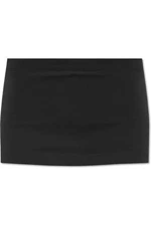 Balenciaga Korte broeken, Dames, Zwart, S, Pleated Shorts