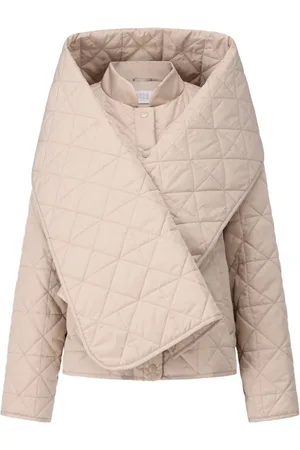 Riani Jassen, Dames, , XL, Urban Gewatteerde Jas met Sjaalkraag