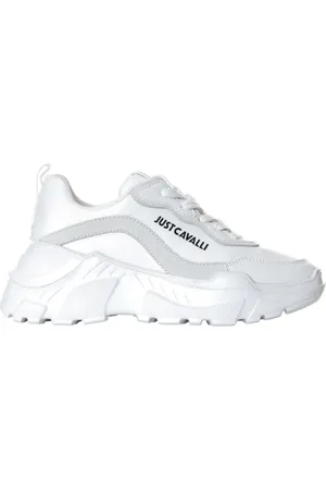 Roberto Cavalli Schoenen, Dames, Wit, 41 EU, Sneakers