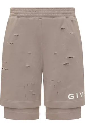 Givenchy Korte broeken, Heren, , M, Katoen, Board Fit Hole Shorts