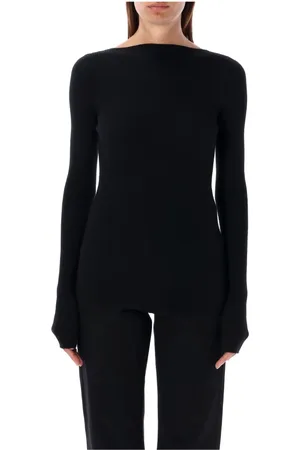 Rick Owens Truien, Dames, Zwart, M, Wol, Gebreide AL Top
