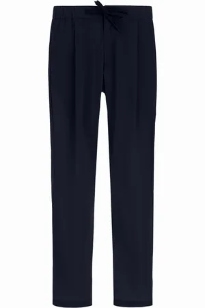 HERNO Broeken, Heren, Blauw, M, Blauwe Broek Stijlvol Model