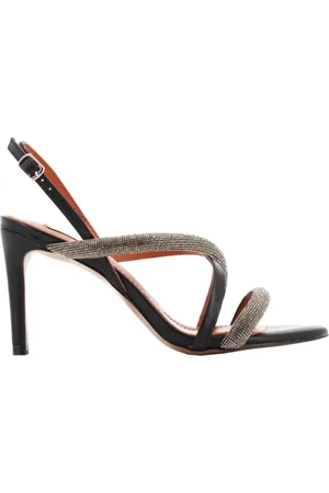 Bibi Lou Schoenen, Dames, Zwart, 37 EU, Sandalen met Hoge Hakken
