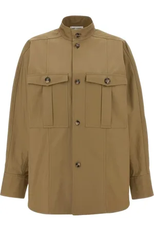 Saint Laurent Blouses & Shirts, Dames, , M, Katoen, Saharienne Shirt
