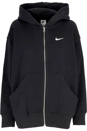 Nike Sweatshirts & Hoodies, Dames, Zwart, M, Katoen, Phoenix Fleece Zip Hoodie
