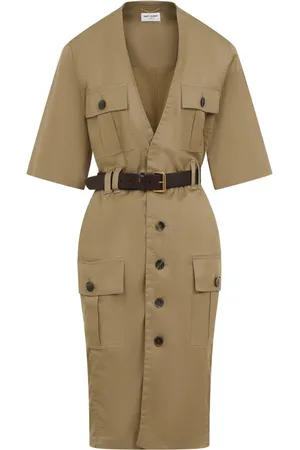 Saint Laurent Kleedjes, Dames, , M, Katoen, Korte Jurk