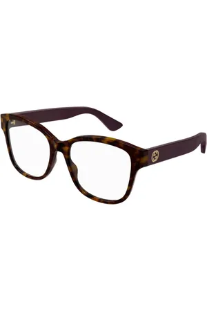 Gucci Accessoires, unisex, Bruin, ONE Size, Minimal Oversized Vierkante Acetaat Zonnebril