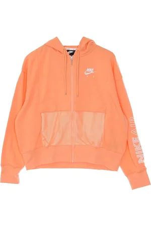 Nike Sweatshirts & Hoodies, Dames, Oranje, L, Katoen, Zip Hoodie Sportswear