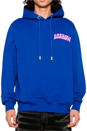 BARROW Sweatshirts & Hoodies, Heren, Blauw, M, Katoen, Jersey Hoodie