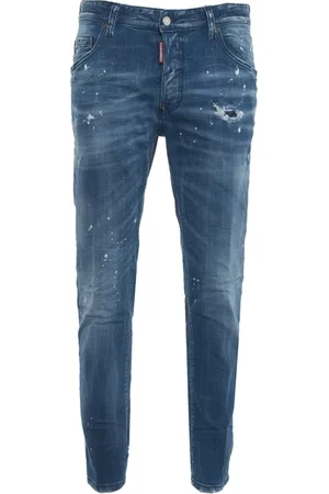 Dsquared2 Jeans, Heren, Blauw, S, Slim Fit Skater Jeans Blauw
