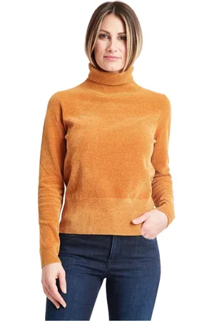 RRD Truien, Dames, Oranje, M, Velvet Turtleneck