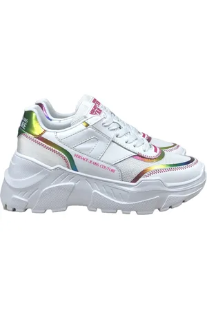 VERSACE Schoenen, Dames, Wit, 38 EU, Sneakers