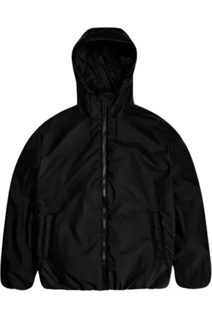Rains Jassen, Heren, Zwart, S, Polyester, Lohja W3T1 Jas