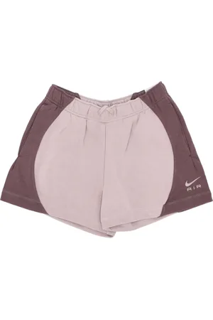 Nike Korte broeken, Dames, , M, Katoen, Air Mid-Rise Fleece Short