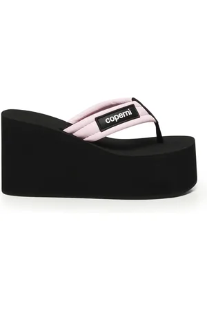 COPERNI Schoenen, Dames, Zwart, 38 EU, Leer, Wig Sandalen