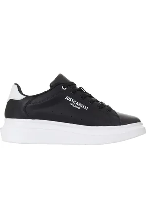 Roberto Cavalli Schoenen, Heren, Zwart, 43 EU, Sneakers