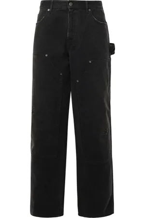 Golden Goose Jeans, Heren, Zwart, M, Katoen, Stijlvolle Straight Jeans