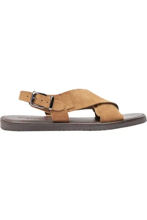 Scarosso Schoenen, Heren, , 43 1/2 EU, Leer, Massimo Sandalen