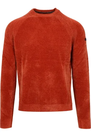 RRD Truien, Heren, Oranje, L, Chenille Stretch Raglan Trui