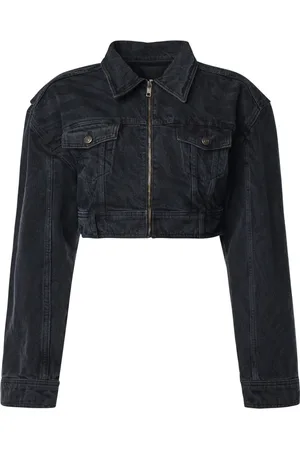 ROTATE Jassen, Dames, Zwart, M, Denim, Denim Jas