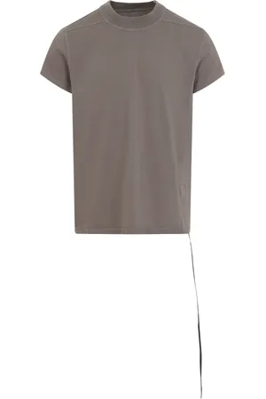 Rick Owens Tops, Heren, , L, Katoen, Minimalistisch Zwart T-shirt