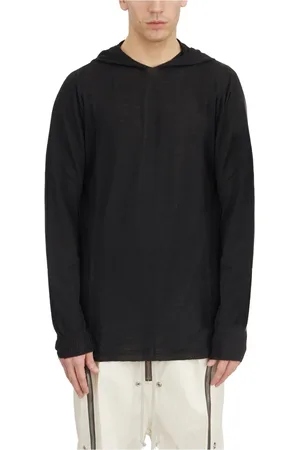 Rick Owens Sweatshirts & Hoodies, Heren, Zwart, M, Katoen, Oversized Hoodie