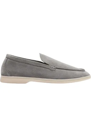 Scarosso Schoenen, Heren, Grijs, 39 EU, Leer, Ludovico Loafers