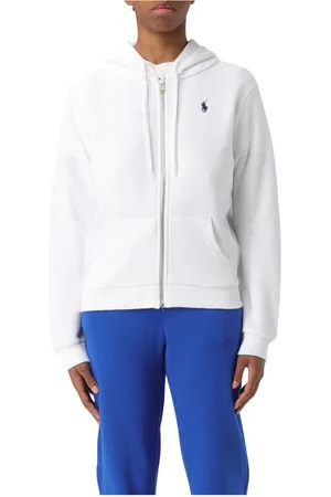 Ralph Lauren Sweatshirts & Hoodies, Dames, Wit, XL, Fleece Hoodie