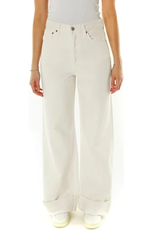AGOLDE Broeken, Dames, , W29, Katoen, High Waist Wide Leg Jeans