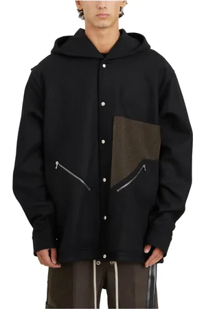 Rick Owens Jassen, Heren, Zwart, S, Tour Hoodie