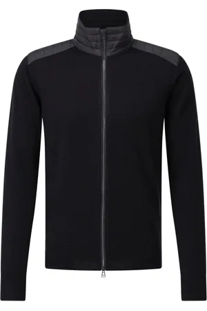 Belstaff Truien, Heren, Zwart, L, Quilted Shoulder Jacket Kelby
