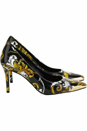 VERSACE Schoenen, Dames, Zwart, 40 EU, Hoge hakken schoenen