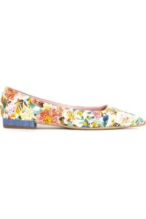 ROBERTO FESTA Schoenen, Dames, Veelkleurig, 39 EU, Leer, Ballerina`s met bloemenprint