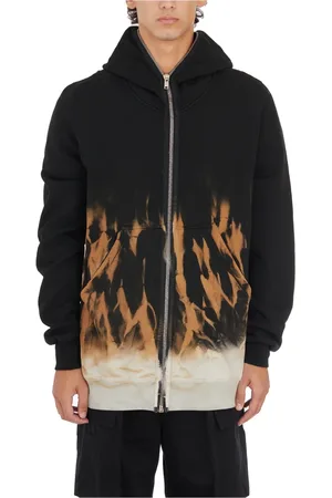 Rick Owens Sweatshirts & Hoodies, Heren, Zwart, 2Xl, Terra Jumbo Gimp Hoodie