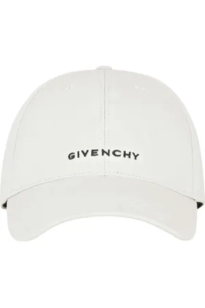 Givenchy Accessoires, Heren, Grijs, ONE Size, Katoen, Baseballpet met kenmerkend borduursel