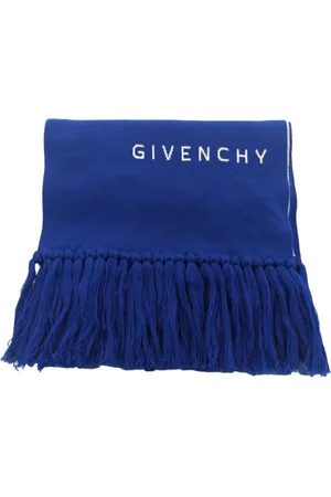 Givenchy Accessoires, Dames, Blauw, ONE Size, Wol, Modieuze sjaal voor alle gelegenheden