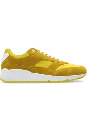 Saint Laurent Schoenen, Heren, Geel, 43 EU, Leer, Bump Sneakers