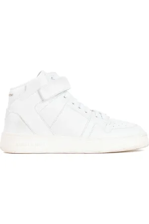Saint Laurent Schoenen, Heren, Wit, 42 EU, Leer, Jefferson Sneakers