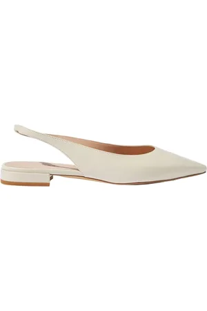 Scarosso Schoenen, Dames, , 38 1/2 EU, Leer, Viviana Slingback Ballerina`s