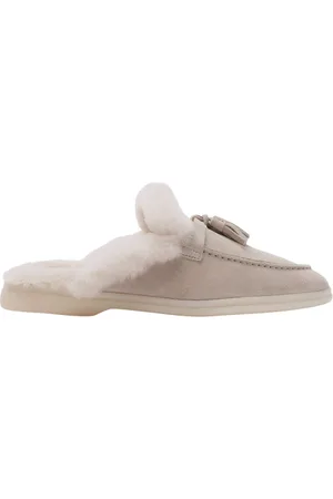 Scarosso Schoenen, Dames, , 35 EU, Leer, Cozy Tassel Mule Shearling Schoenen