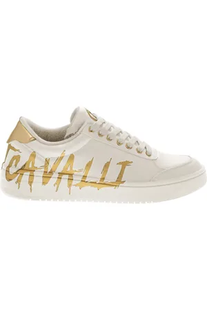 Roberto Cavalli Schoenen, Dames, Wit, 37 EU, Sneakers