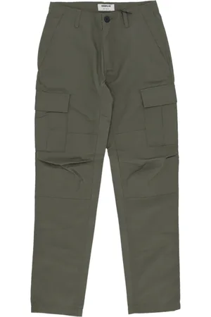 Caterpillar Broeken, Heren, Groen, W33, Katoen, Ripstop Cargo Broek Slim Fit