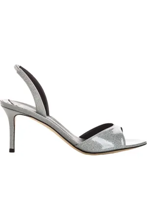 Giuseppe Zanotti Schoenen, Dames, Grijs, 38 EU, Leer, Lilibeth High Heel Sandalen
