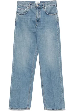 haikure Jeans, Dames, Blauw, W23, Katoen, Aqua Classic Five Pocket Jeans