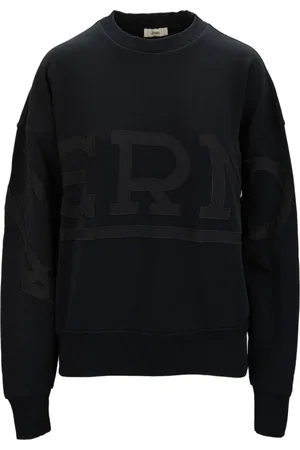 HERNO Sweatshirts & Hoodies, Dames, Zwart, M, Katoen, Pullover Sweatshirt