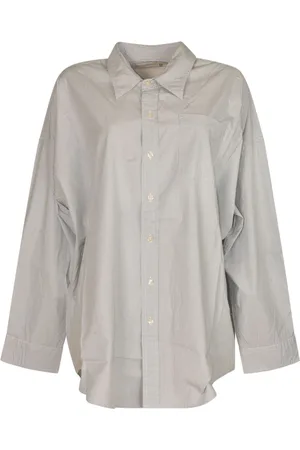 R13 Blouses & Shirts, Dames, Veelkleurig, M, Katoen, Shirt met lage hals