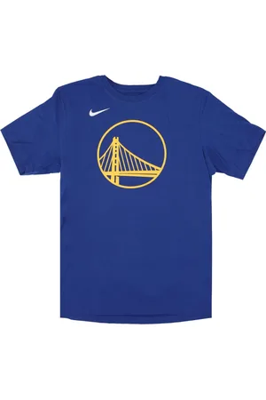 Nike Tops, Heren, Blauw, L, Katoen, NBA Logo Essential T-shirt