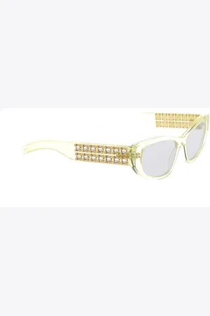 Givenchy Accessoires, Dames, Geel, ONE Size, Stijlvolle zonnebril met uniek design
