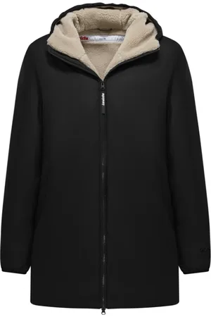 Invicta Mantels, Heren, Zwart, 2Xl, Zwarte Parka met Capuchon voor Mannen