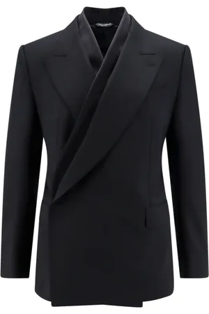 Dolce & Gabbana Jassen, Heren, Zwart, M, Wol, Blazers